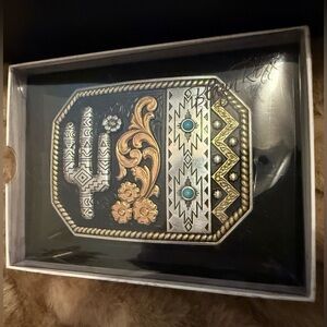 Blazin Roxx Aztec Cactus Buckle
